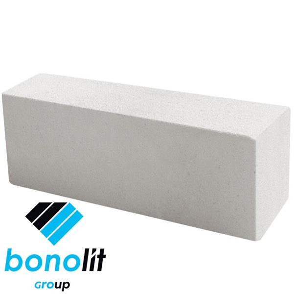 Блок газобетонный Bonolit перегородочный D500кг/м3 625*250*120мм В3,5
