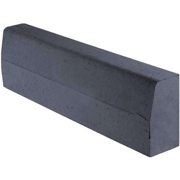 Камень дорожный Черный полный прокрас на сером цементе основа - серый цемент 1000*300*150мм Фабрика Готика