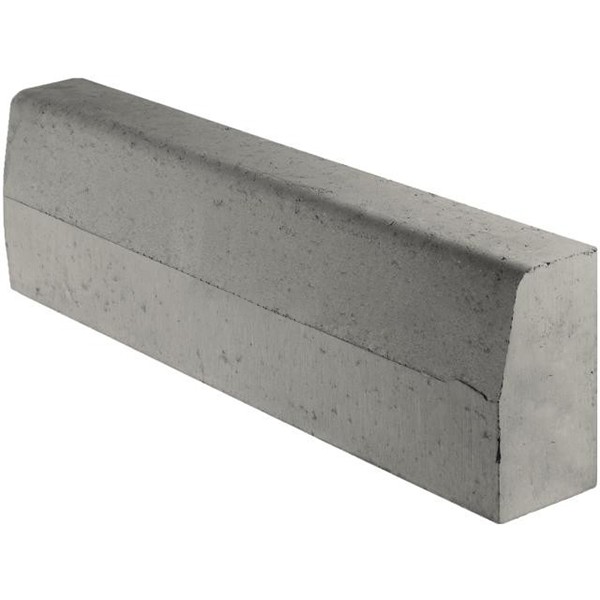 Камень бордюрный БР-100.30.18 Серый основа - серый цемент 1000*300*180мм Колдиз