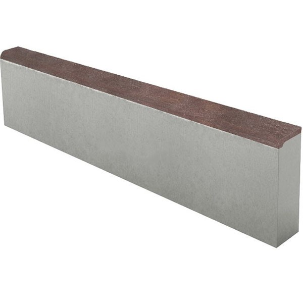 Камень садовый Вернисаж верхний прокрас mix основа - серый цемент 1000*200*80мм Фабрика Готика