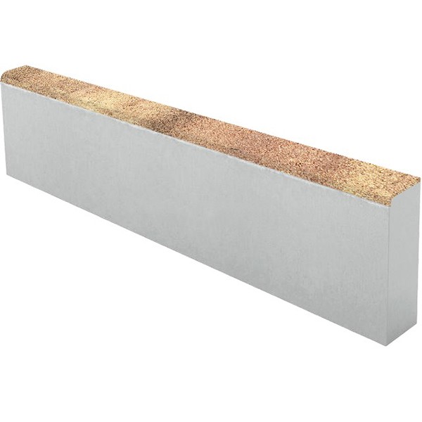 Камень бордюрный БР100.20.8 Листопад Осень гранит верхний прокрас на белом цементе с декоративным заполнителем основа - серый цемент 1000*200*80мм Выбор