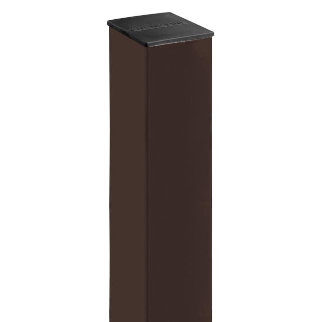 Столб с отверстиями и заглушкой 3м 62*55 1.4мм Оцинкован+порошковый окрас RAL 8017 (коричневый) Grand Line