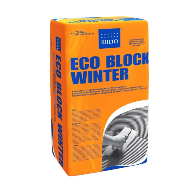 Клей Kiilto Eco Block Winter 25кг