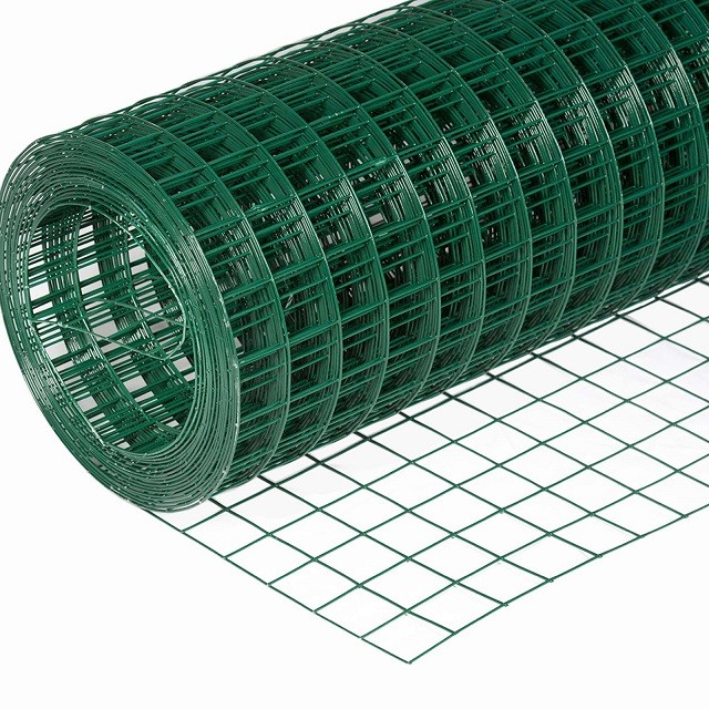 Сетка заборная сварная Лепсе сталь с ПВХ RAL 6005 (зеленый) 50х50х 1.8мм 2х 15м рулон ТУ