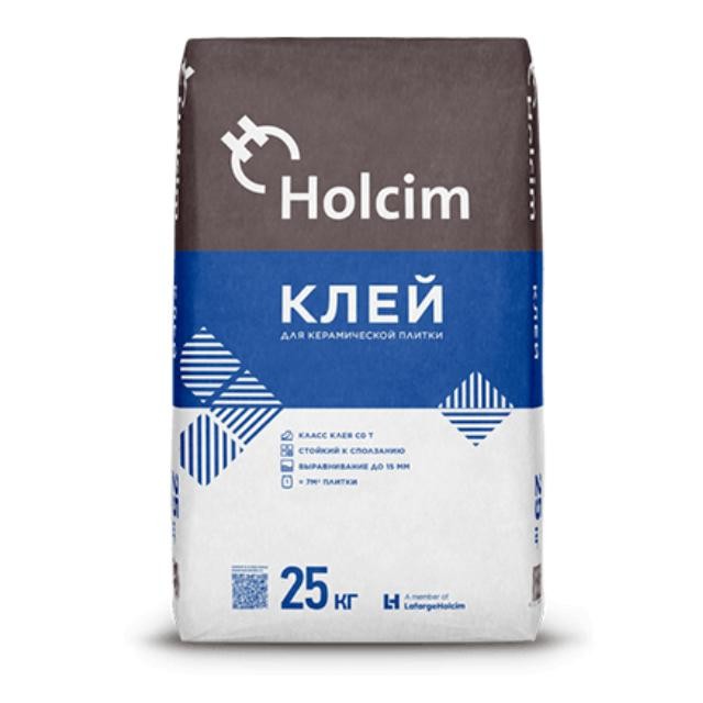 Клей Holcim для плитки и керамогранита С0 Т серый 25кг