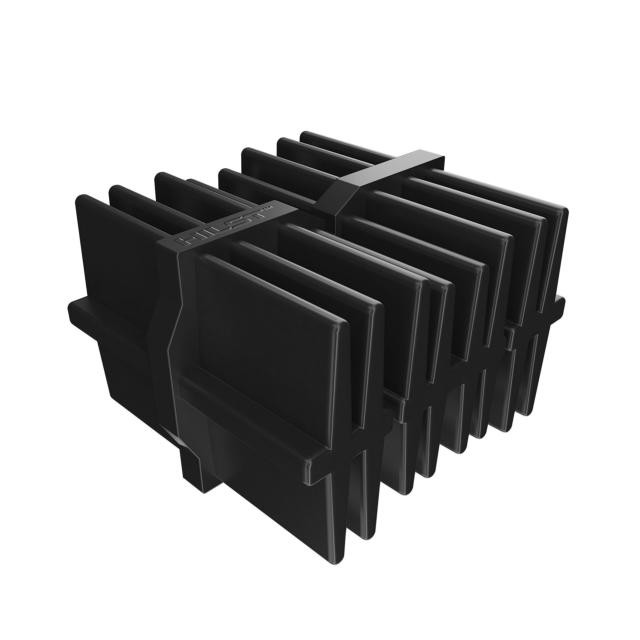 Соединитель HILST connect 3D пластик 40х60 мм Черный Holzhof