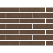 Кирпич облицовочный ригельный темно-коричневый скала 310*85*50мм стенка утолщенная М150кг/см2 пустотелый Железногорск