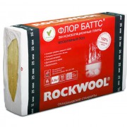 Утеплитель Rockwool Флор Баттс 1000*600*100мм 1.2м2 0.12м3 минвата (базальт)