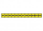 Таблица символов 'SF1 - SF12' (12шт) - SQ0817-0041 - TDM