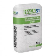 Кладочная смесь цементная HAGA ST LT-180 (теплоизоляционная) М50 серый 20кг