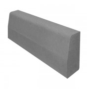 Бордюр магистральный Серый основа - серый цемент 1000*450*180мм Лидер 40