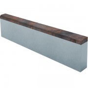 Бордюр тротуарный CMX1 Турмалин верхний прокрас mix основа - серый цемент 1000*200*80мм Лидер 40