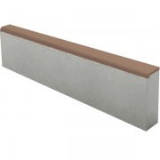 Камень тротуарный Коричневый верхний прокрас на сером цементе основа - серый цемент 500*200*80мм Steingot