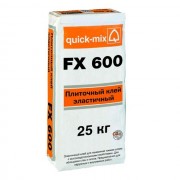 Клей Quick-mix FX 600 эластичный для плитки серый 25кг