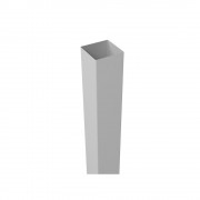 Столб с заглушкой 3м 60*60 2мм Чермет+эмаль RAL 7004 (серый) Grand Line