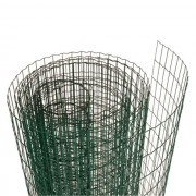 Сетка заборная сварная Лепсе сталь с ПВХ зеленый 50х100х 2.2мм 1.8х 20м рулон ТУ