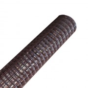 Сетка заборная сварная Лепсе сталь с ПВХ RAL 8017 (коричневый) 50х50х 1.8мм 1.8х 15м рулон ТУ