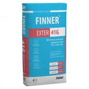 Шпаклевка цементная Dauer FINNER EXTER 41 G серый 20кг