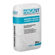 Шпаклевка цементная HAGA ST PS-620 базовая серый 20кг