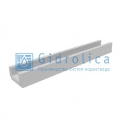 11001 Лоток бетон BGF 1000*160*100мм Серый DN 100 С250 Gidrolica